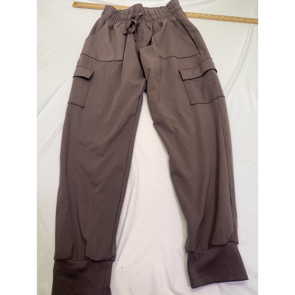 Vogo Women's Flowknit‎ Jogger Lightweight Pants Size Small Purple Stretch Yoga